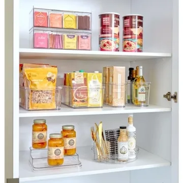 iDesign Crisp Stackable Tea Bag Organizer - Stylish & Functional