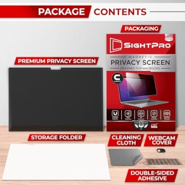 MacBook Pro 13 Inch Magnetic Privacy Screen by SightPro