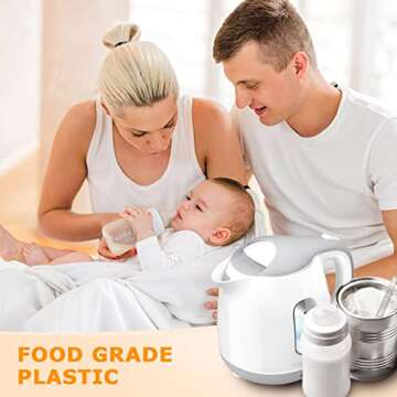 Aigostar Small Electric Kettle, Compact 1L Design