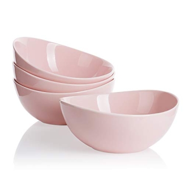 Sweese Porcelain Bowls - 28 Ounce Set of 4 for Multi-Purpose Use