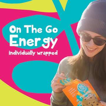 Bhu Foods Keto Bites, Chocolate Chip Cookie Dough, Organic Snacks for Adults & Kids, Gluten Free, Vegan, Low Carb & Sugar, Individually Wrapped (1 Pack)