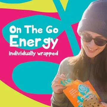 Bhu Foods Keto Bites, Chocolate Chip Cookie Dough, Organic Snacks for Adults & Kids, Gluten Free, Vegan, Low Carb & Sugar, Individually Wrapped (1 Pack)