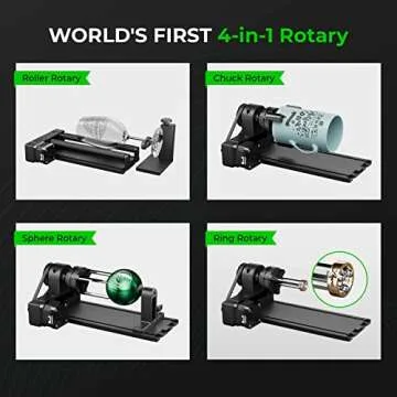 xTool RA2 Pro 4-in-1 Laser Rotary for Engraving