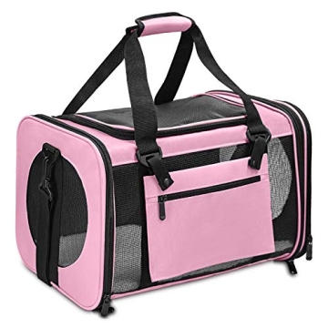 Prodigen Pet Carrier Airline Approved Pet Carrier Dog Carriers for Small Dogs, Cat Carriers for Smal...