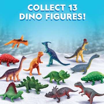 Blue Marble NATIONAL GEOGRAPHIC Dinosaur Advent Calendar 2024 - Christmas Countdown Calendar with 24 Dino Activities & Figures, Paint A Dinosaur, Create a Clay T. Rex, Excavate a Dino Tooth Replica