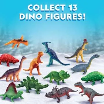 Blue Marble NATIONAL GEOGRAPHIC Dinosaur Advent Calendar 2024 - Christmas Countdown Calendar with 24 Dino Activities & Figures, Paint A Dinosaur, Create a Clay T. Rex, Excavate a Dino Tooth Replica