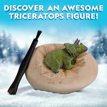 Blue Marble NATIONAL GEOGRAPHIC Dinosaur Advent Calendar 2024 - Christmas Countdown Calendar with 24 Dino Activities & Figures, Paint A Dinosaur, Create a Clay T. Rex, Excavate a Dino Tooth Replica