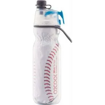 O2COOL Mist N Sip Bottle 20 oz White - Refreshing Hydration
