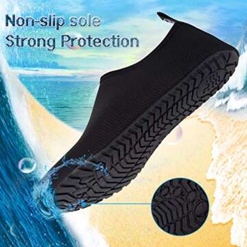 YALOX Quick-Dry Water Shoes for Beach and Pool Activities