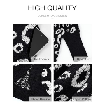 Cozy BTFBM Women's Knitted Cardigan Sweater for Fall