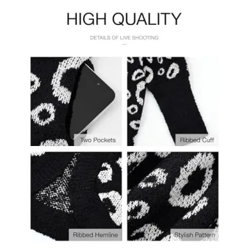 Cozy BTFBM Women's Knitted Cardigan Sweater for Fall