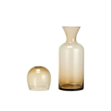 Bloomingville Amber Glass Carafe Set for Elegant Dining
