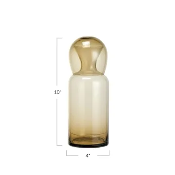 Bloomingville Amber Glass Carafe Set for Elegant Dining