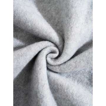 SOLY HUX Women's Graphic Oversized Crewneck Long Sleeve Casual Loose Pullover Los Angeles California Vintage Sweatshirts Letter Light Grey M