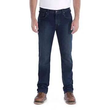 Carhartt Men's Rugged Flex Straight Fit 5-Pocket Tapered Jean, Erie, 36W X 30L