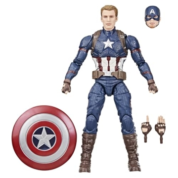 Avengers Marvel Legends Series Captain America, Endgame Collectible 6 Inch Action Figure