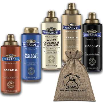 Ghirardelli 5 Flavor Sauce Gift Pack - Delicious Variety