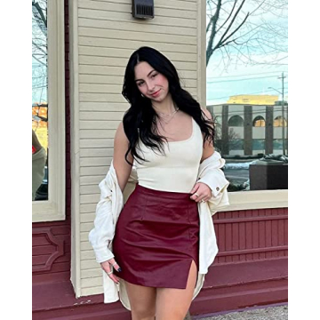 SUUKSESS Ribbed Seamless Bodysuit for Women - Flattering Fit