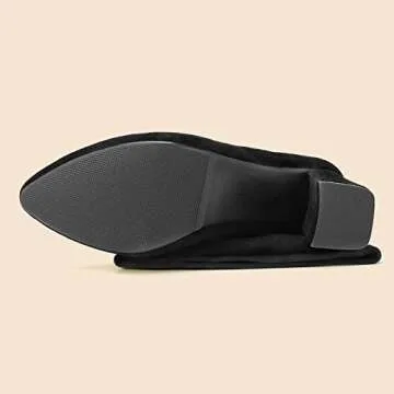 Hawkwell Women's Fall Winter Comfort Thigh High Boots Black Pointy-toe and High-heel Over The Knee Boots,Black Faux Suede,6 M US