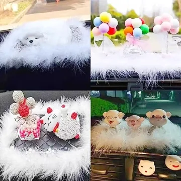 HaiMay 3 Pack Feather Boas for Crafts and Decorations