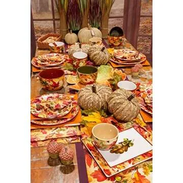 Boston International Wicker Pumpkin Décor for Autumn Decor