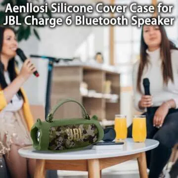 Aenllosi Silicone Case for JBL Charge 6 Speaker - Perfect Fit