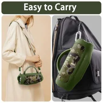 Aenllosi Silicone Case for JBL Charge 6 Speaker - Perfect Fit