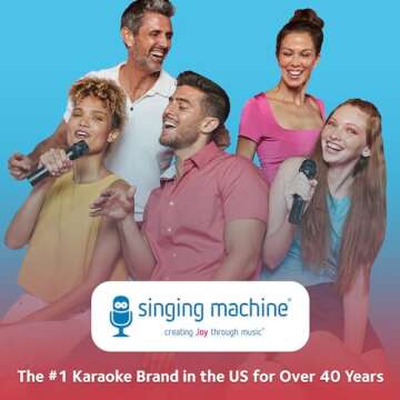 Singing Machine Karaoke Plush Sesame Street Toys (Abby Elmo Plush Toy) - Adjustable Carrying Straps - Sing-Along Built-in Real Working Microphone & Speaker with Record & Playback Function