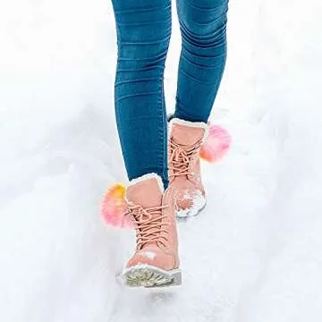 24 Pcs Faux Fur Pom Pom for Hats Faux Fluffy Pom Pom Balls with Elastic Loop DIY for Keychains Shoes Scarves Bags Charms, 3.15" (Rainbow Color)