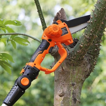 VEVOR 2-in-1 Cordless Pole Saw & Mini Chainsaw for Tree Trimming