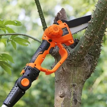 VEVOR 2-in-1 Cordless Pole Saw & Mini Chainsaw for Tree Trimming