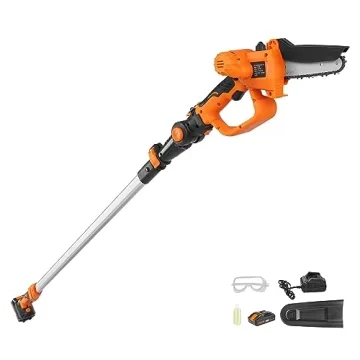 VEVOR 2-in-1 Cordless Pole Saw & Mini Chainsaw for Tree Trimming