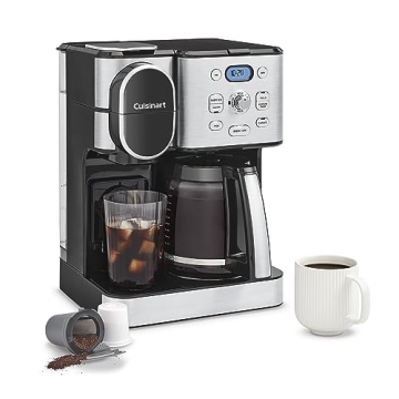 Cuisinart Coffee Maker - 12-Cup Carafe & Single Serve in Stainless Steel