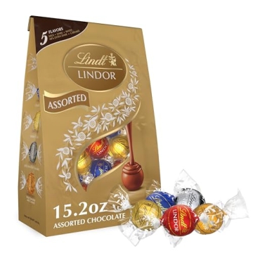 Lindt LINDOR Assorted Truffles - 15.2 oz Bag