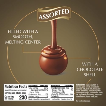 Lindt LINDOR Assorted Truffles - 15.2 oz Bag