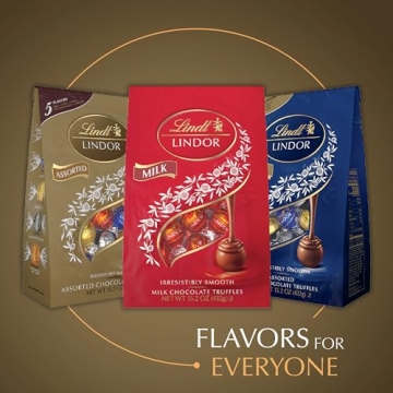 Lindt LINDOR Assorted Truffles - 15.2 oz Bag
