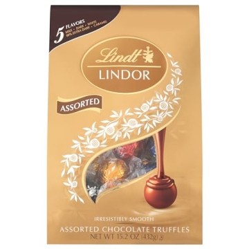 Lindt LINDOR Assorted Truffles - 15.2 oz Bag