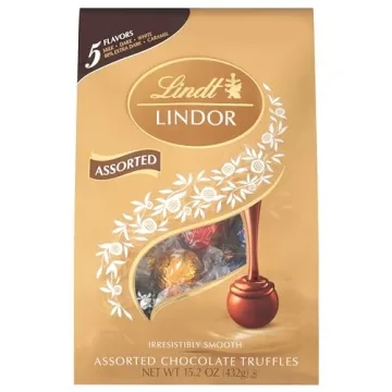 Lindt LINDOR Assorted Truffles - 15.2 oz Bag