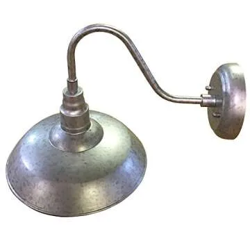 AA Warehousing EL0523S9 Lora 1 Outdoor Wall Lighting, Silver