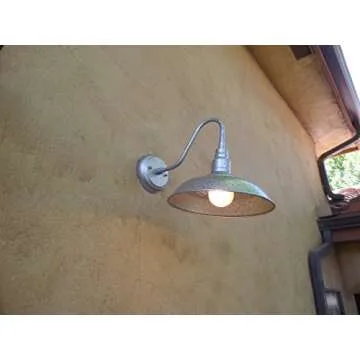 AA Warehousing EL0523S9 Lora 1 Outdoor Wall Lighting, Silver