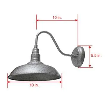 AA Warehousing EL0523S9 Lora 1 Outdoor Wall Lighting, Silver