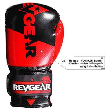 Revgear Pinnacle Boxing Glove | Entry Level | Comfortable & Stylish | Animal Free | Excellent Value ...