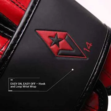 Revgear Pinnacle Boxing Gloves: Comfort and Style Red/Black