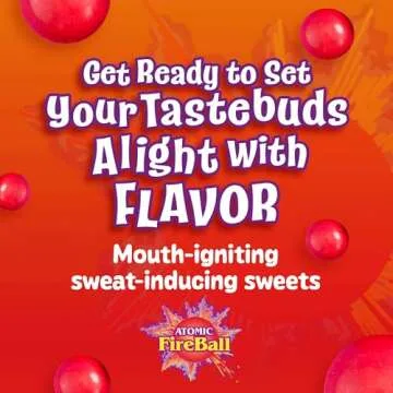Wonka Atomic Fireball Candy - Intense Cinnamon Heat, 240ct