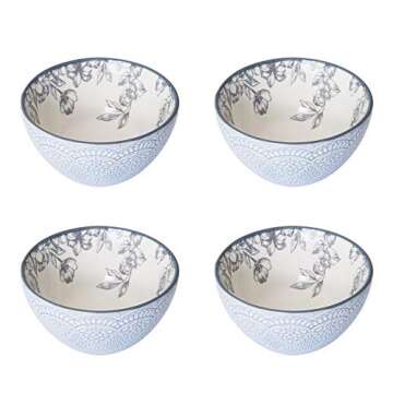 Pfaltzgraff Gabriela Gray 16-Piece Stoneware Dinnerware Set, Service for 4 - ,Gabriela Grey