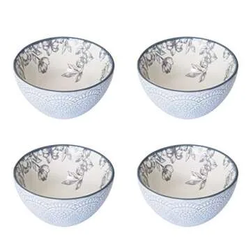 Pfaltzgraff Gabriela Gray 16-Piece Stoneware Dinnerware Set, Service for 4 - ,Gabriela Grey