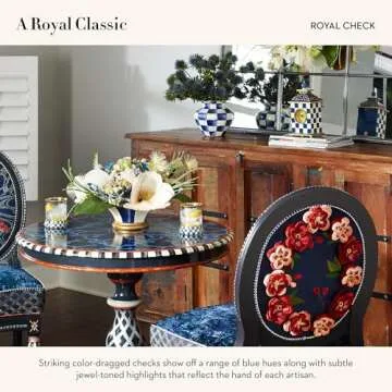 MACKENZIE-CHILDS Desk Clock | Decorative Elegance for Home