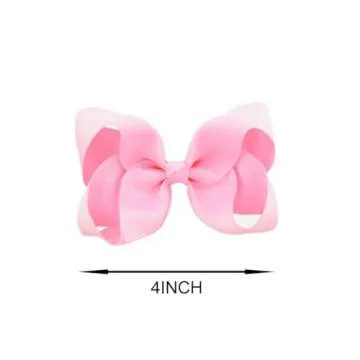 BGFKS 5 Pack Tutu Skirt for Girl Ballet Dance Costume Dress Up Princess Party Girl Tutus with Butterfly Hairbows. Pink