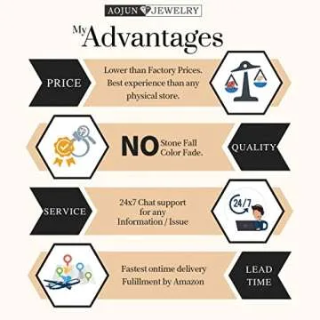 Aojun 14K Gold Vermeil CZ Promise Ring for Women