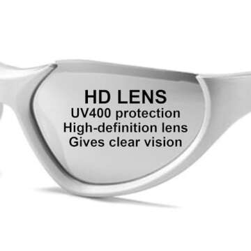 DUPER Y2K Sunglasses – Wrap Around Fashion Statement Glasses for All